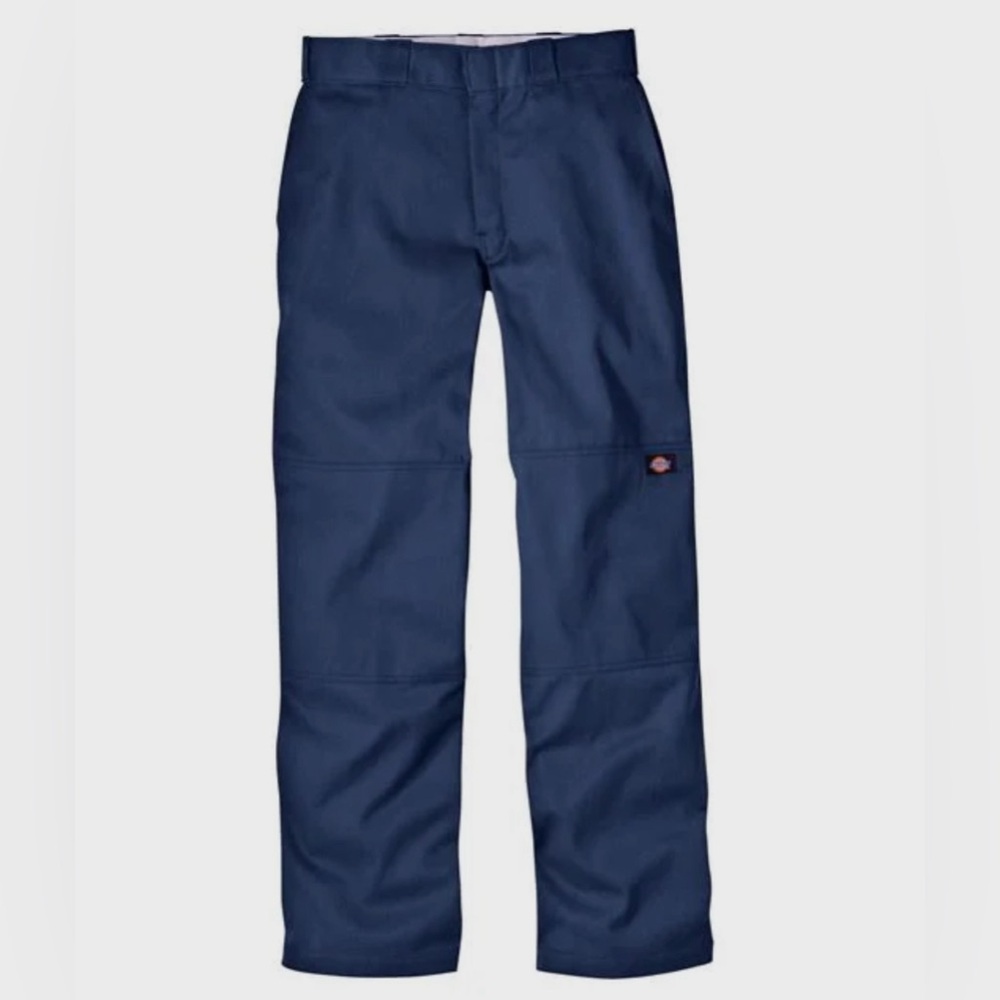 Dark Navy Men's Dickies Loose Fit Double Knee Work Pants